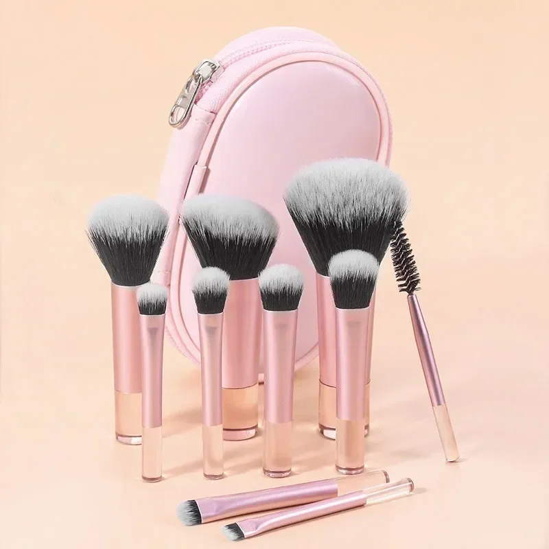Mini Makeup Brush Set 10Pcs/Bag makeup brush set,makeup brush,makeup tool set,makeup tool,lip brush,eyelashes brush,facial mask brush,eyelash brush,eyelash removal brush,eyelash cleaner brush