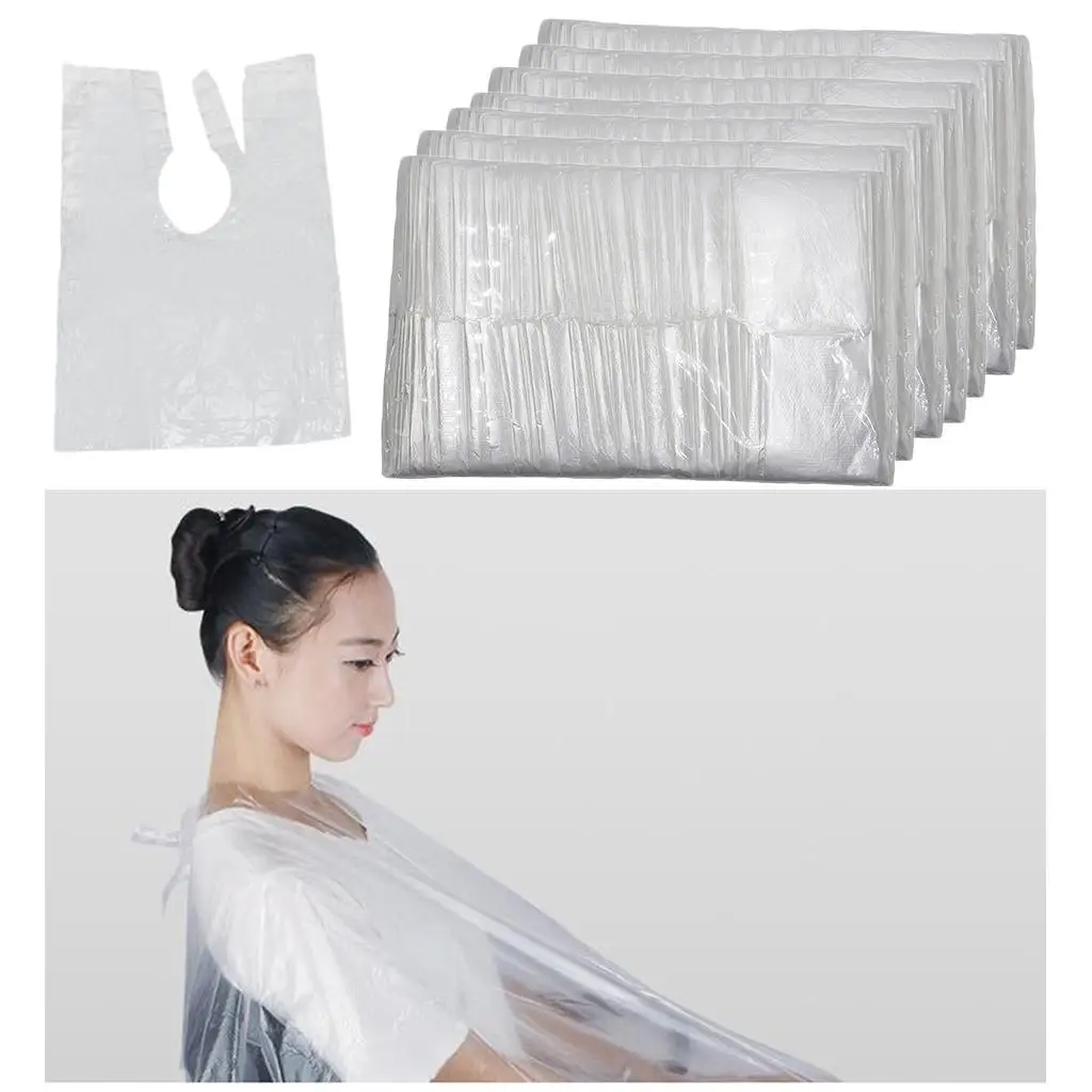 

700pcs Disposable Hair Cutting Capes Gowns Unisex Hairdresser