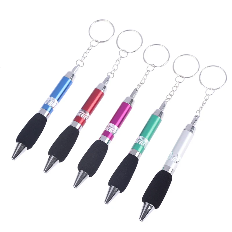 1pcs Keychain Pen With Clip Chain Keyring Lanyard School Office Supplies Accessories |