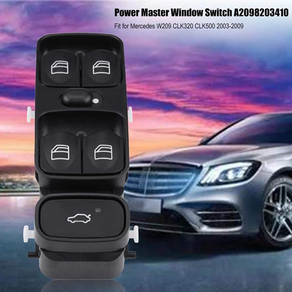 

Кнопка переключения стеклоподъемника A2038200110 A2098203410 для MERCEDES C CLASS W203 C180 C200 C220 A2038210679