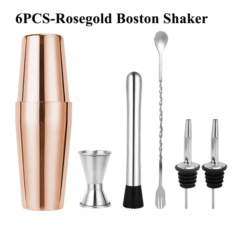 Cocktail Shaker Cocktail Bar Tools 1-33 Pcs Cocktail Shaker Set Boston Shaker kits Cocktail Utensils Mixer Kit Complete Professional Bartender Kit Bar Accessories
