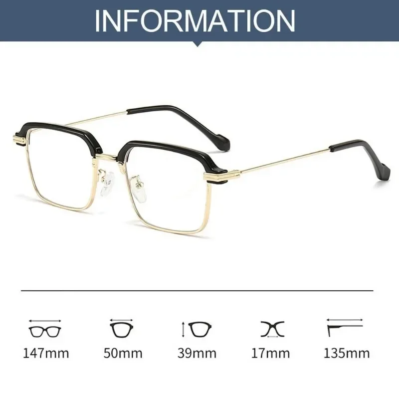 High Definition Men's Anti-blue Presbyopia Eyewear Photochromic Reading Glasses Metal Fashion Classic Hyperopia Eyeglasses 6