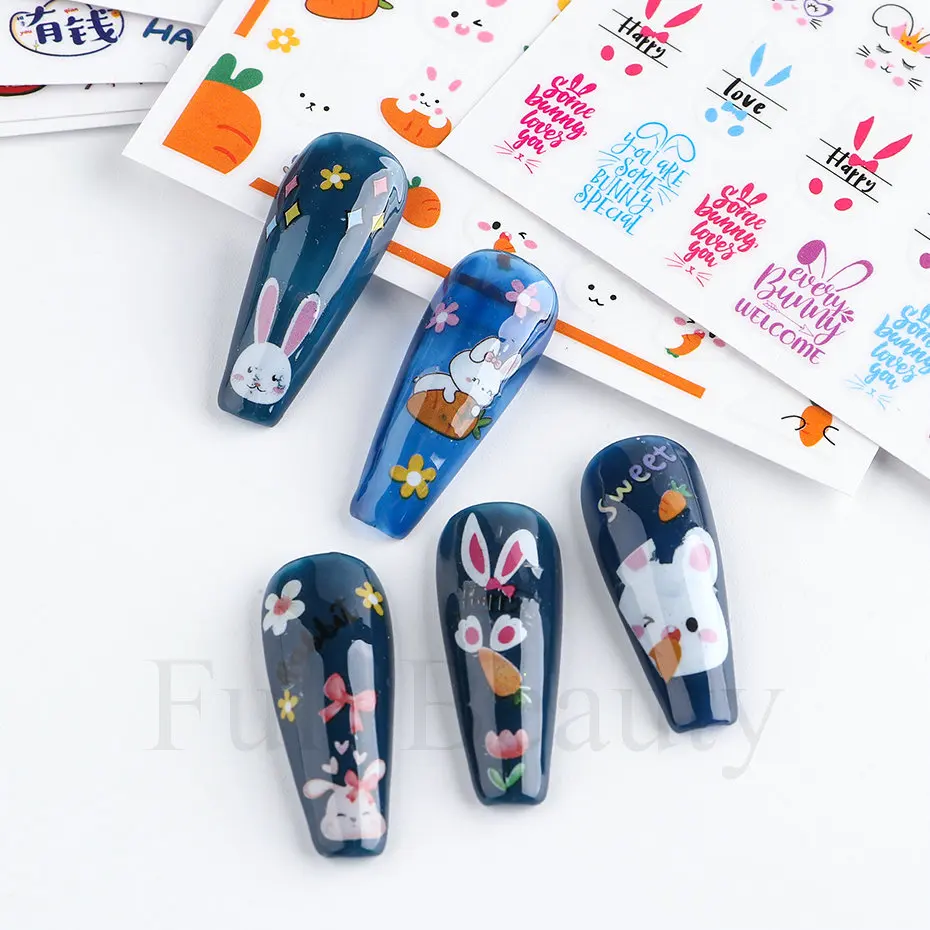 Adesivi Pasqua 500 Pezzi - Uova E Conigli, Decorazioni Festive, Multiuso - Foto 2