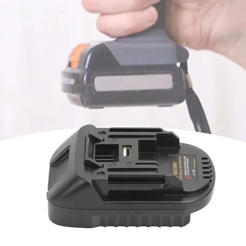 For Bosch 18V BAT619G/620 Batteries, BS18MT New Battery Adapter Converter Converts to Makita 18V BL 1860 Lithium Batteries