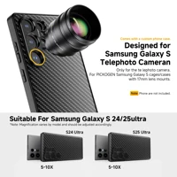 PICKOGEN 2X Converter with 200mm & 300mm Macro Lens for Phone Camera Telephoto Lens Compatible For Samsung  S24/S25/26 Ultra 6
