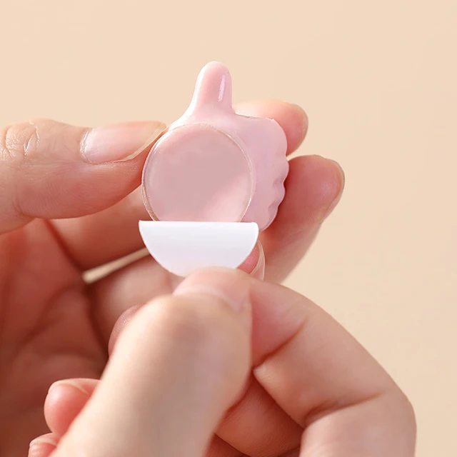 10 Db Hüvelykujjhorog Tartó Huzalszervező Falhorgok Fogas Többfunkciós Kulccsal Tároló Klip Konyha Fürdőszoba Dekoráció Tartozékok - Image 3