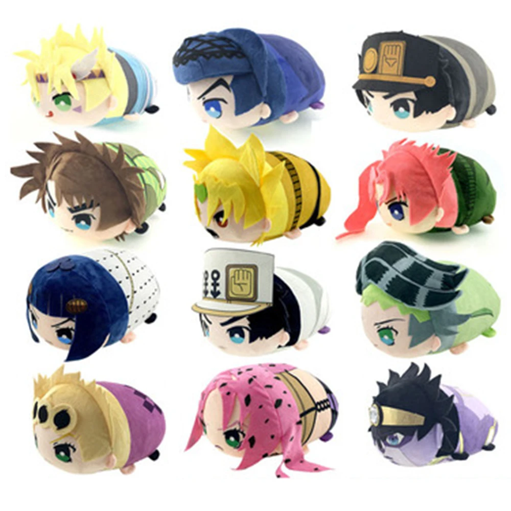 

JoJo's Bizarre Adventure Stuffed Toy Johnny Joestar Kujo Jotaro Kira Yoshikage Stuffed Doll Bedroom Throw Pillow Ornaments