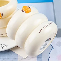 Kawaii Round Pen Holder Cute Cartoon Pencil Stand Desktop Large Capacity Storage Pen Holder School Student Stationery Supplies 5