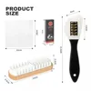 4Pcs/Set Stain Removal Suede Brush Kit With Eraser Cleaning Tool Home Use Nubuck Brushes Kit Boots Cleaning Cloth for Shoes 5