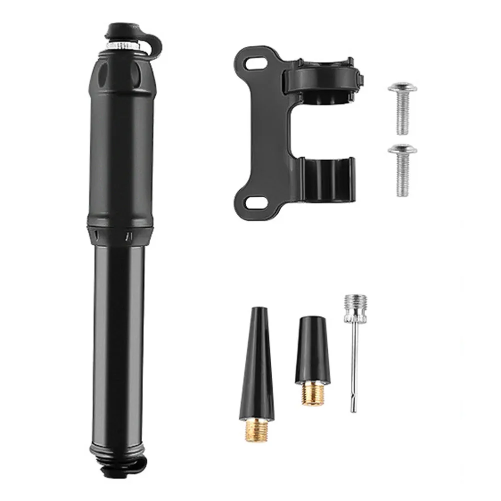 

Nylon and Aluminum Alloy Bike Pump Compact and Lightweight Design Dual Valve Compatibility Easy to Carry and Use