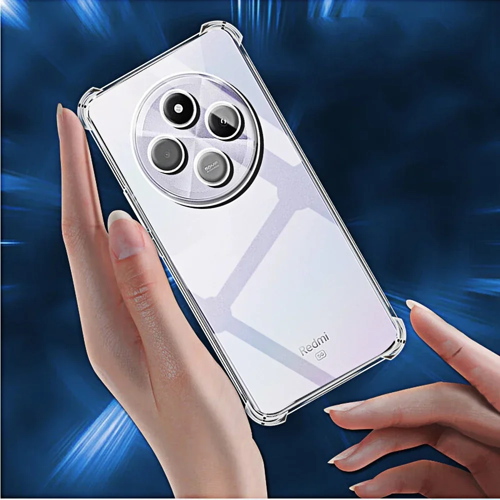 Durable Shockproof Phone Case with Transparent Back Cover