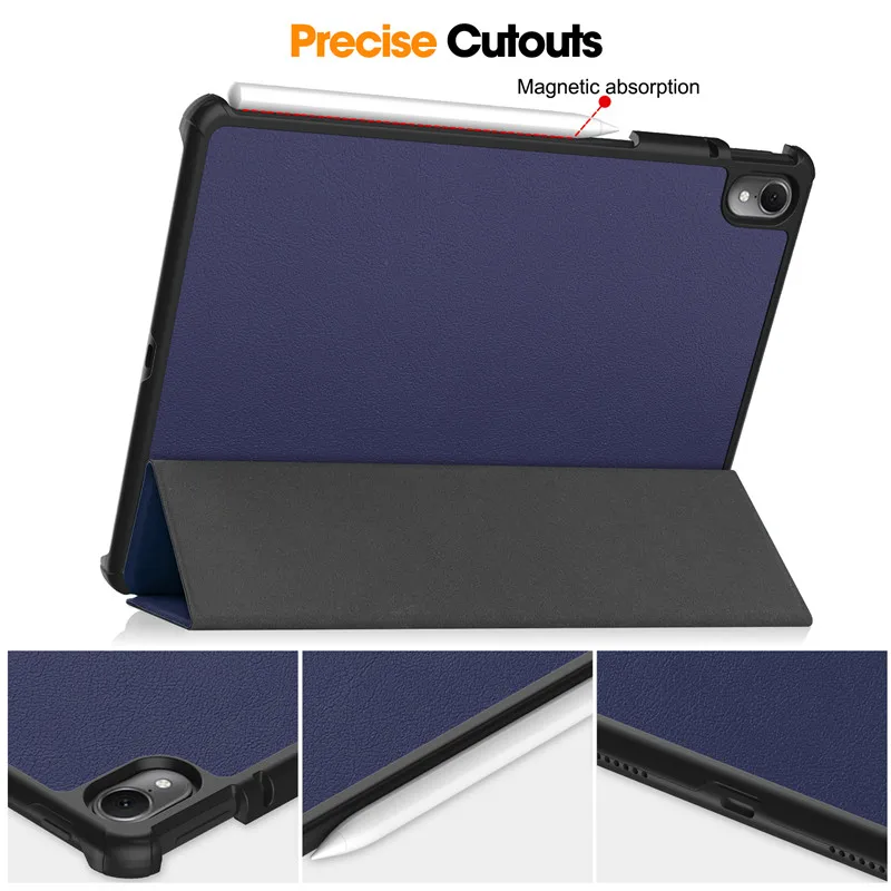 Trójskładana ochronna obudowa Funda 2023 do tabletu Huawei Matepad Air 11,5" z klapką z tyłu z tworzywa sztucznego do etui Huawei Matepad Air 11,5"_voghion.com
