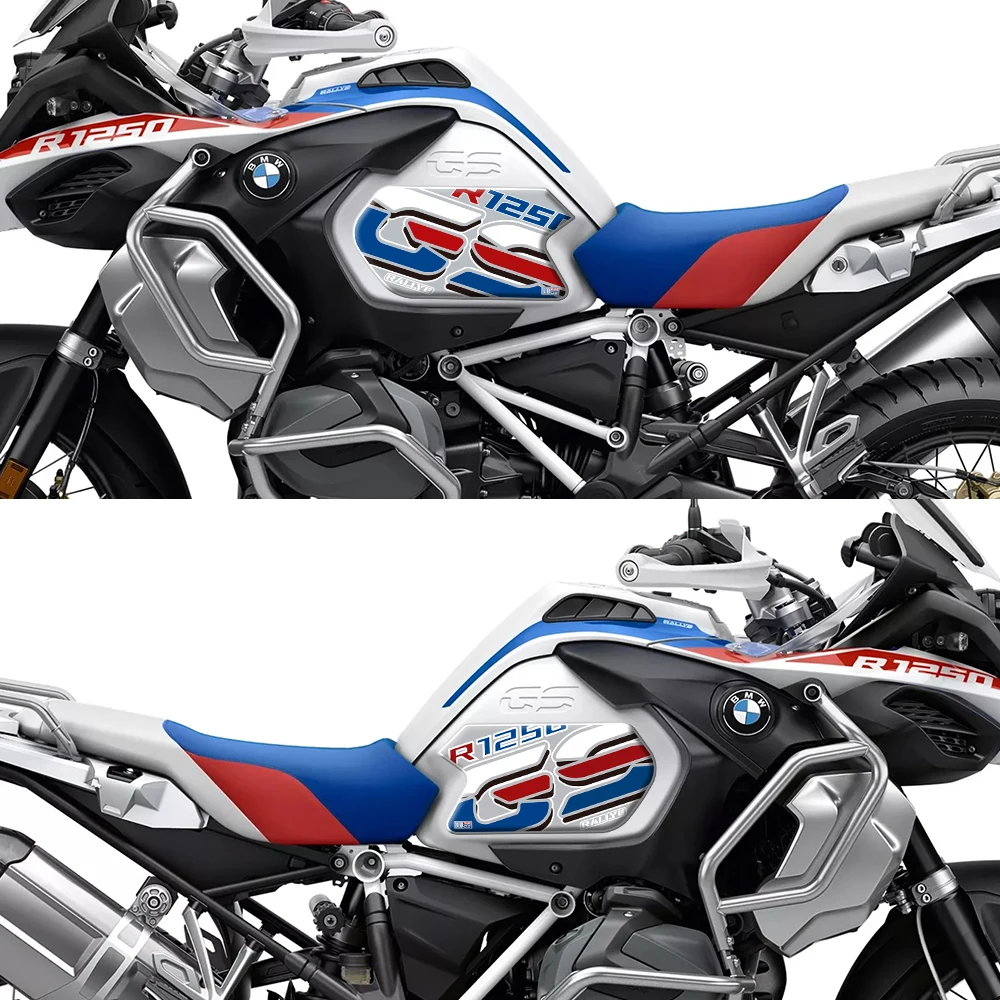 For BMW R 1250 GS ADV R1250GS GS Adventure Motorcycle Side Fuel Tank Pad 3D Gel Anti-Slip Sticker Side Pad 2019-2022 2021 2020