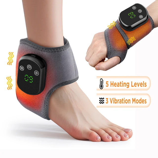 Electric foot and hand massager can vibrate and heat the ankles and ankles, and the bracket joints are portable, which can relax 1