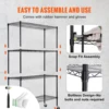 VEVOR 4 Layers Storage Shelf Ladder Shelving Stair High Shelf Unit Bookshelf  For Kitchen Warehouse Commercial Space Racks 4