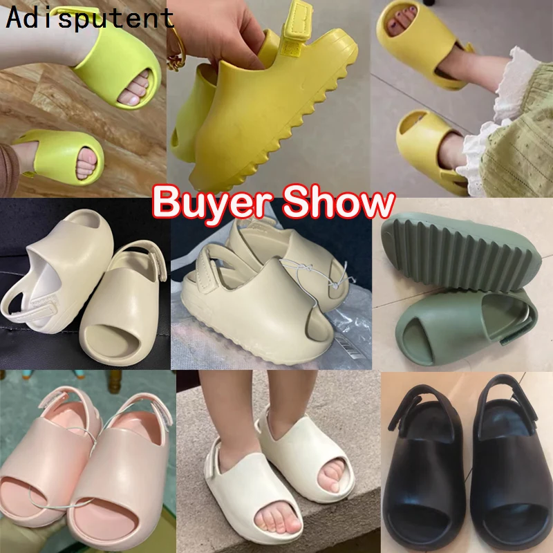 Kids Slippers Kids Sandals Summer Slippers For Kids Sandals Baby Toddler Boys Girls Shoes Beach Slides Bone Resin Children Lightweight Water Shoes