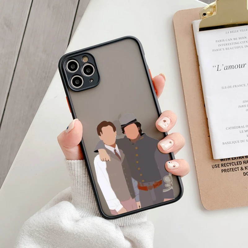 Vampire Diaries Damon Matte Shockproof Phone Case - Stylish & Durable Protector