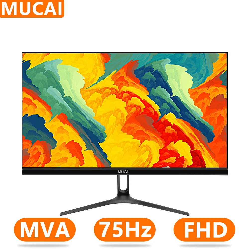 MUCAI-N240E-24-Inch-Monitor-Office-Gaming-Computer-Display-FHD-1080P ...