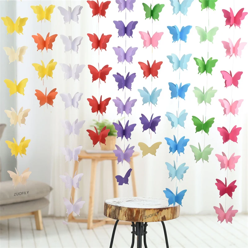 FOIMAS 6 Pezzi Ghirlanda Di Carta A Forma Di Cuore – Banner Arcobaleno Colorato Per Feste Di Compleanno E Matrimoni