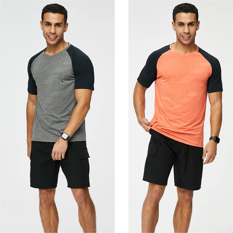 Custom print High Quality Logo Summer shirts gym Fitness Polyester Sportswear 165 GSM Breathable running quick dry T Shirt R451 2