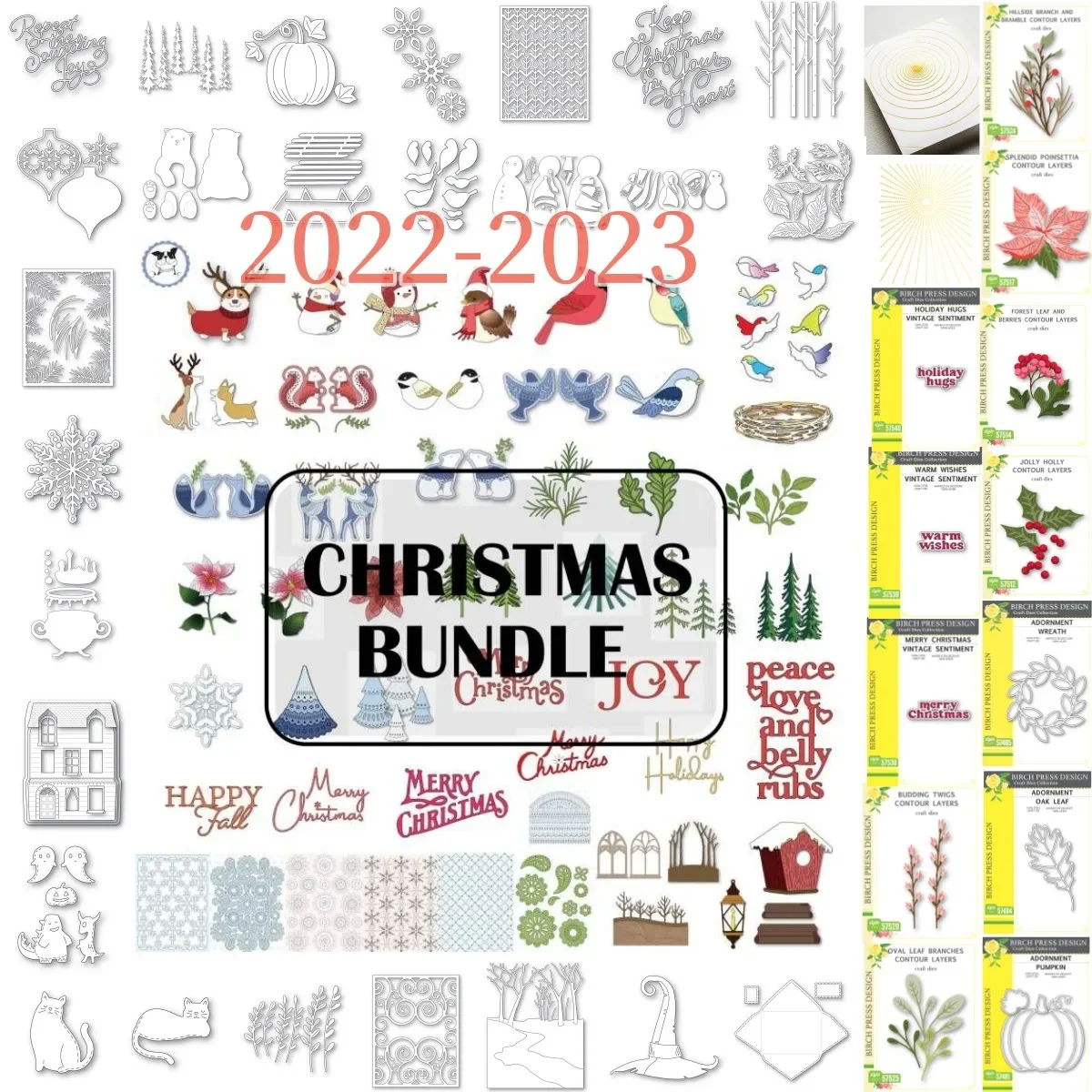 Christmas Collection Metal Cutting Dies Make Card Scrapbook Embossed Paper Album Diy Craft Knife Mould Template