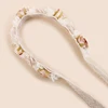 New Design Four Seasons Pink Blue  White Rose Cute Beauty Lovely Baby Girl Handmade Headbands New Hair Design For Birthday Party 5