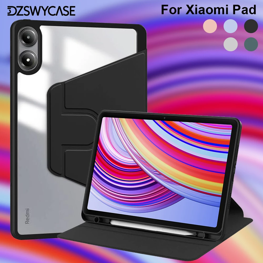 Universal Rotating Tablet Case, 360° Protection for Various Models and Sizes