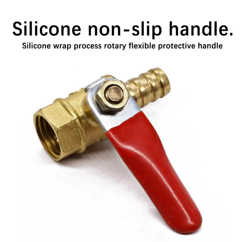10pcs 1/8'' 1/2'' 1/4''Hose Barb BSP Female Thread Straight Barbed Brass Connector Joint Copper Pipe Fitting Coupler Adapter