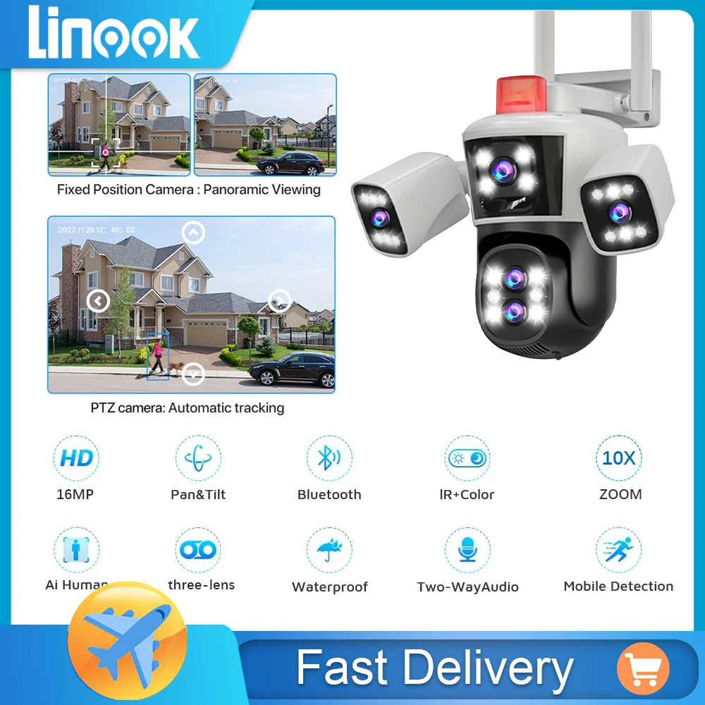 linook-camera-cctv-ipc360-interior-e-exterior-quatro-lentes-16mp-8k-impermeavel-alarme-de-precposicionamento-full-hd-ip66