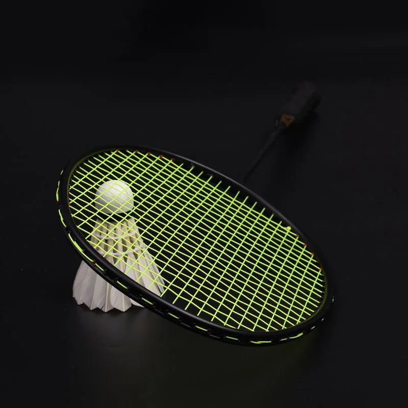 

Guang Yu Carbon Badminton Racket, 4U 82g 6U 72g String Pull 22-30lbs Handle G5 Offensive and Defensive Single Racket
