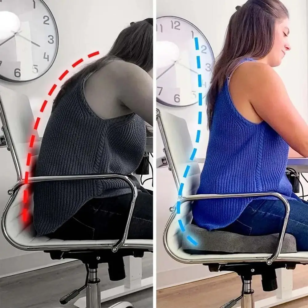 Cushion Non Slip Orthopedic Memory Foam Prostate Cushion for Tailbone Sciaticaback Pain Relief Comfort Chair Car Seat