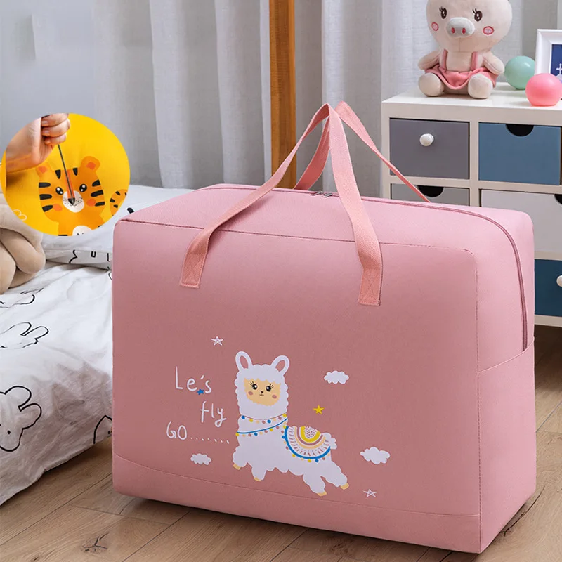 Quilt Storage Bag, Mobile Packaging Bag, Non-woven Fabric, Student Quilt Storage Bag, Large Capacity, Portable 6
