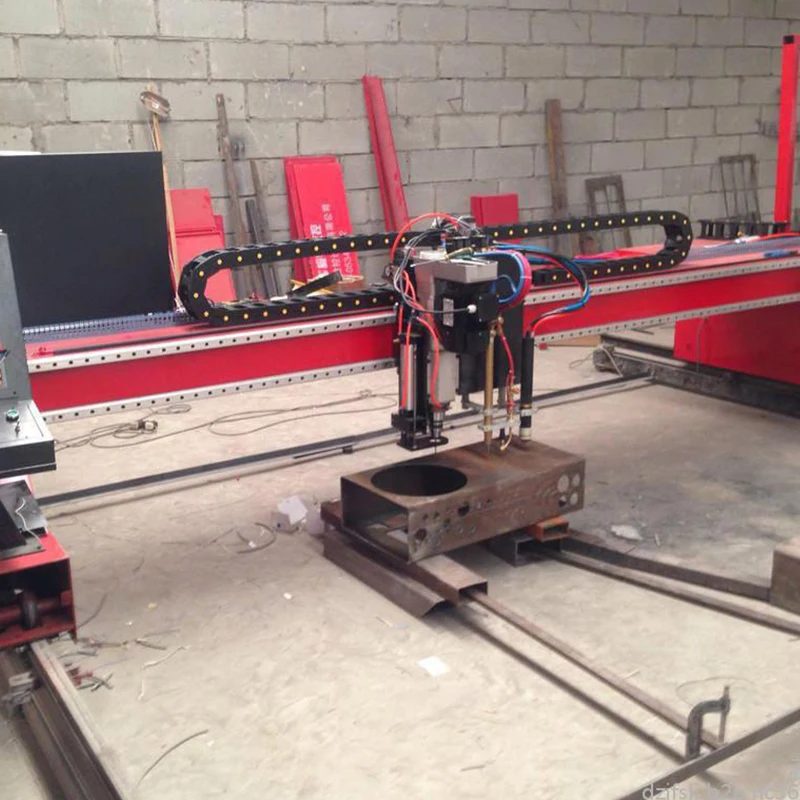 China gantry type CNC plasma cutting machine for aluminum/iron/steel/metal sheets cutting 3