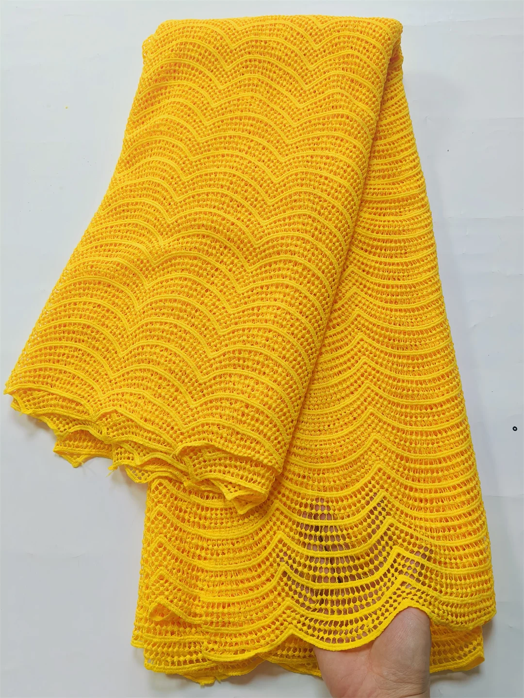 Cost Skin Friendly Delicate Rechi Guipure Lace High Quality Cord Lace Fabric for Party Dress NN2168_Z