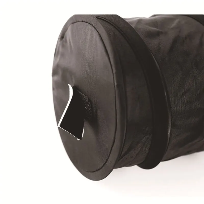 Car Trash Can Portable Foldable Hanging Car Storage Bucket Chair Back Oxford Cloth Storage Bag 1pc