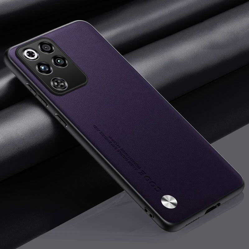 Carbon Fiber Ultra-Slim Hard Back Case with PU Leather Finish