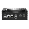 12th Gen Intel N100 Fanless Mini PC 2xi226-V 2.5G 2*COM NVMe 1*DP Efficient Cooling Solid Firewall Server Industrial Computer 5