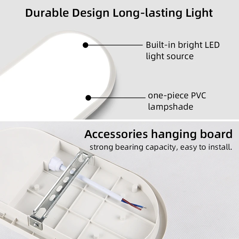 LED Wall Lights 110-265V Bathroom Wall lamp IP44 Waterproof Ceiling Lamp Bedroom Corridor Night Light for Outdoor Home Lighting