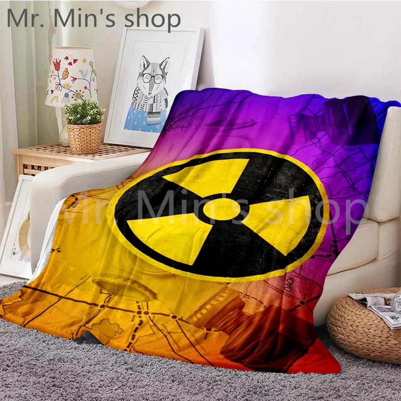 NuclearRadiationprintBlanketChernobylLetsGetRadioactive
