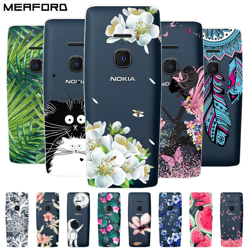 HGJTF per Nokia 8210 4G Cover (2.8), Morbida in TPU Bumper Trasparente Antiurto Protettiva Custodia, Ultra-Sottile in Silicone Antigraffio Case per