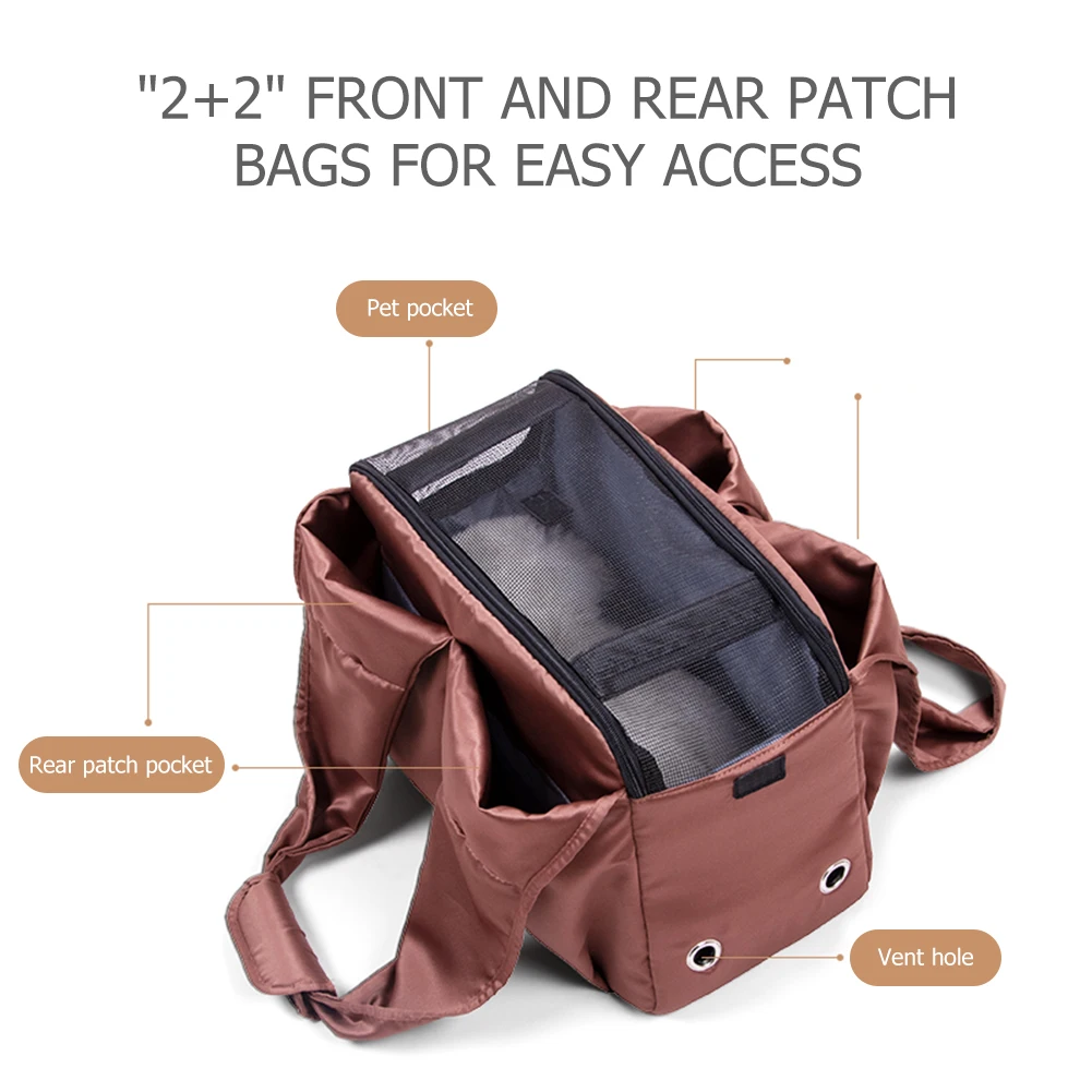 Portable Casual Shoulder Bag Waterproof Outdoor Cat Dog Carrier Panier Handbag