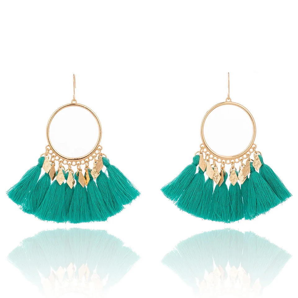 

Tassel Hoop Earrings for Women Girls