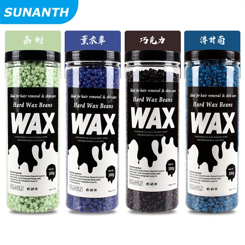 200g/400g Bottled Wax Beans Depilatory Hot Film Pellet Removing Bikini Face Hair Legs Arm Hair Removal Bean Unisex Removal