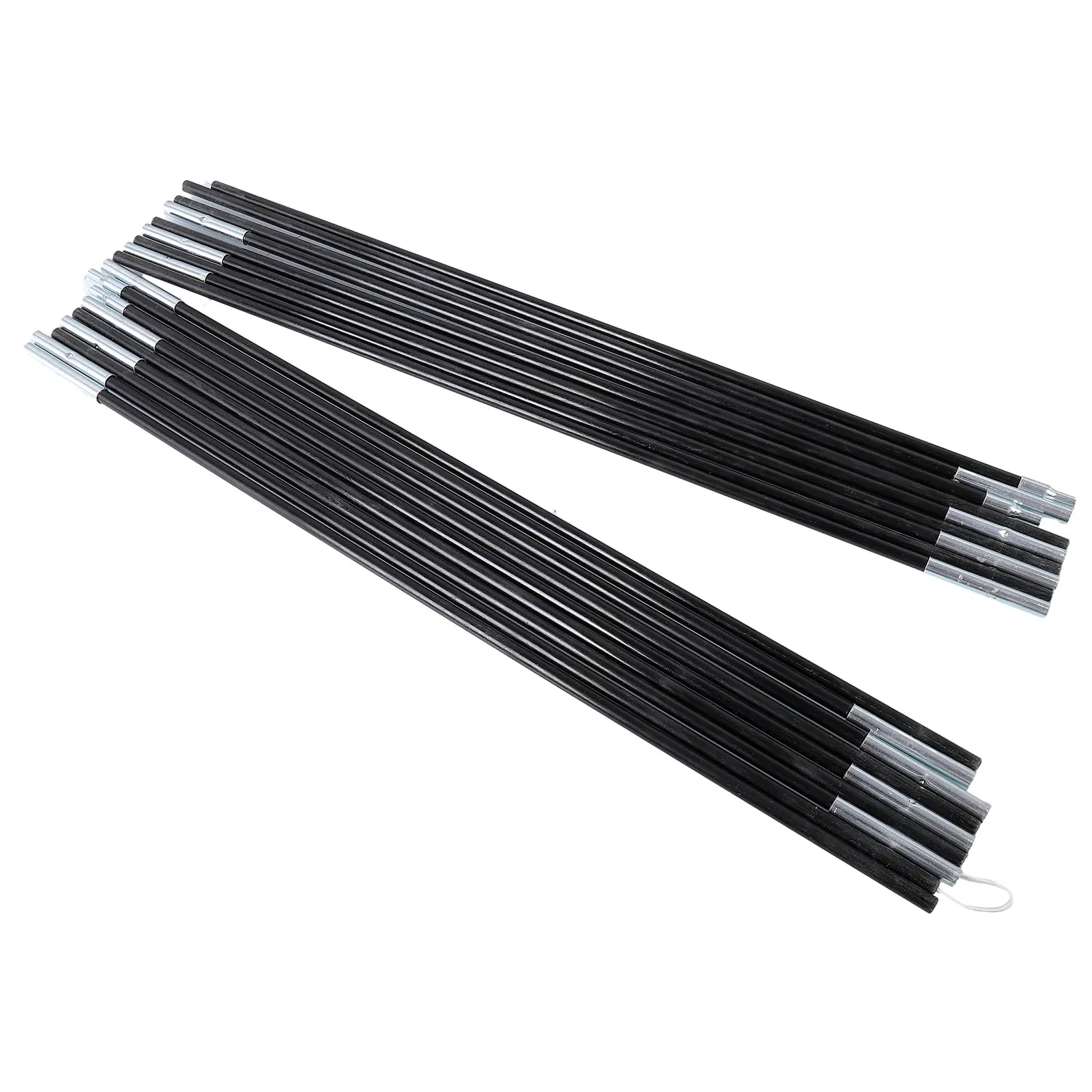 Description Picture 5 of item1 Pair 3/3.3/4/4.48/4.9m Fiberglass Tent Rod Camping Tent Pole Bars Support Rods Awning Frame Kit Hiking Travel Outdoor Tools