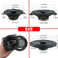 1Pair 4/5/6 Inch 3-Way 280W/320W/400W Universal Car HiFi Coaxial Speaker Auto Music Stereo Car Door Full Range Speakers Woofer - Image 5