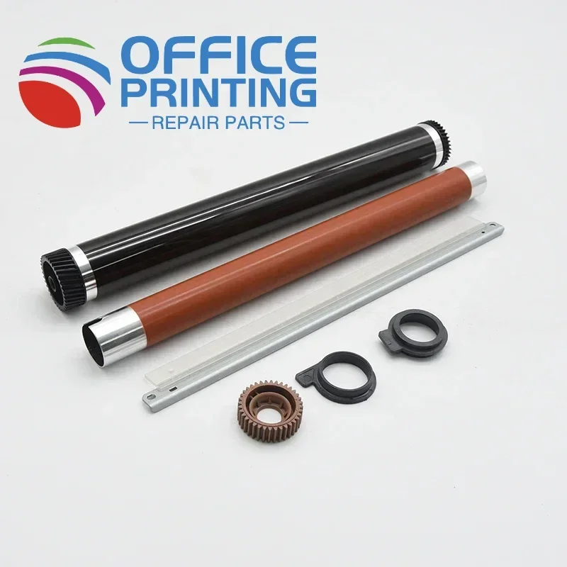 1sets M2035 M2030 Upper Roller+Gear+Bushing+Cleaning Blade+OPC Drum For