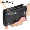 Baellerry Short Men Wallets Zipper Coin Pocket Brand Card Holder Male Purses Photo Holder PU Leather New Men Clutch Print Wallet 1
