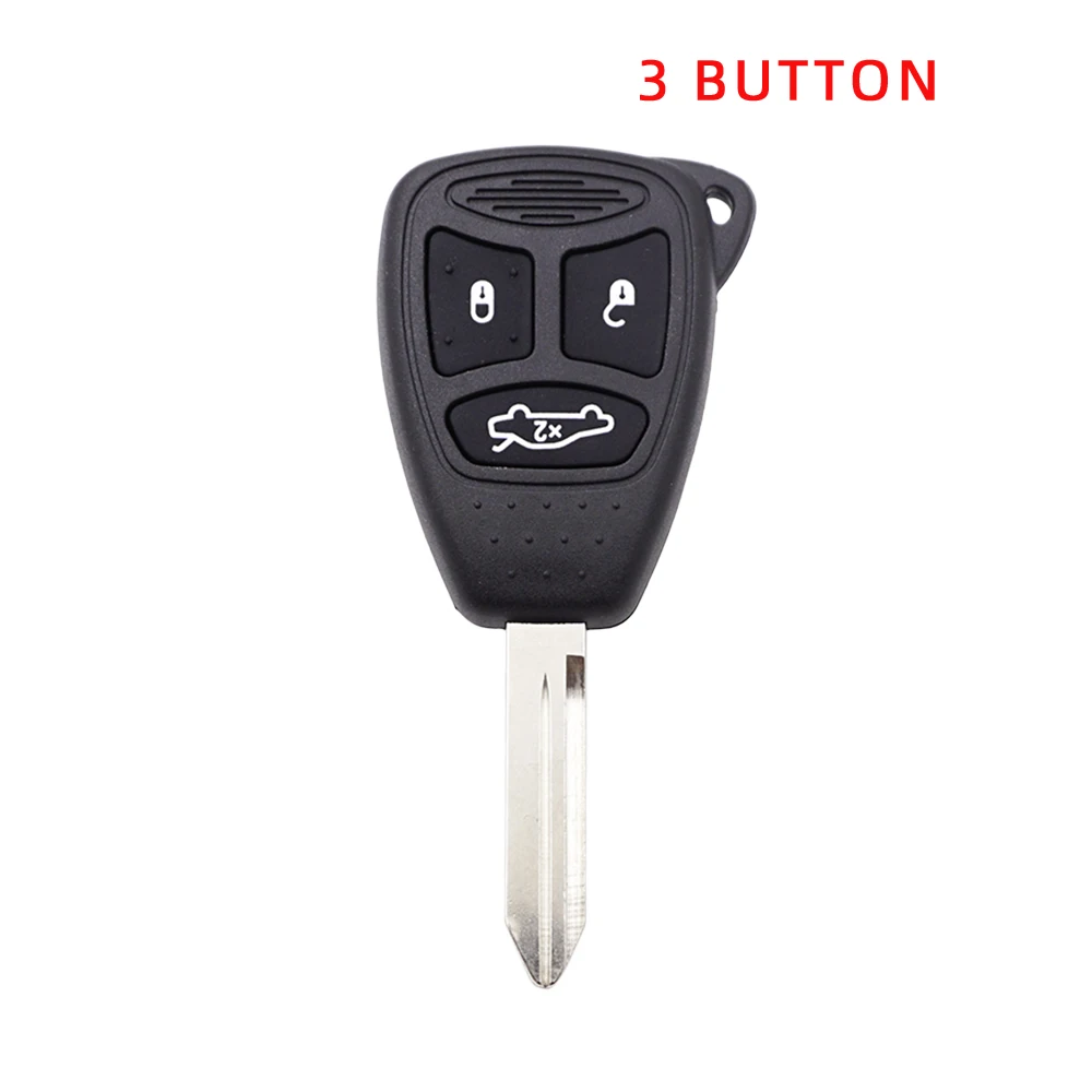 Remote Car Key Case Shell 2/3/4Button for Dodge Dakota Durango Charger Chrysler 300 Aspen Jeep Grand Cherokee Commande Xinyuexin key case car key shell car remote key car key key shell transponder chip