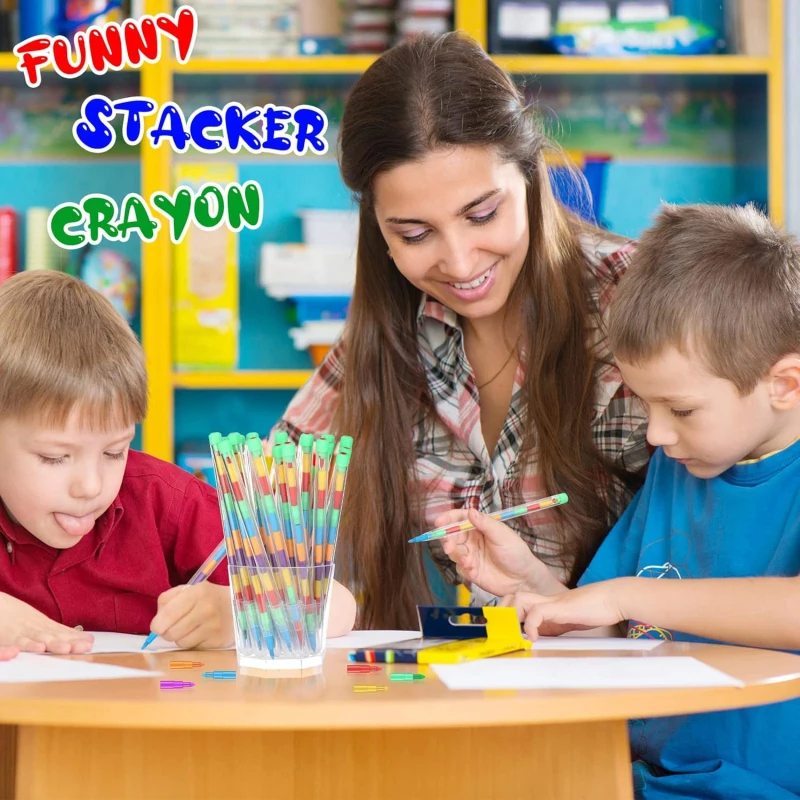 Stackable Colored Pencils 1 Pcs 11 Interchangeable Colors for Painting