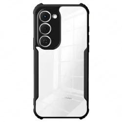 Acrylic Protective Phone Case - Elegant Crystal Clear Shell for Spark 40Pro Plus (Black)